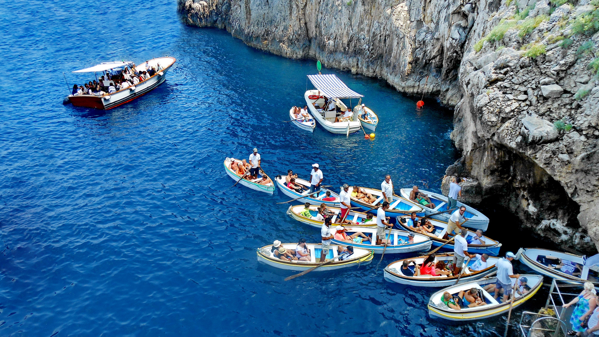 Capri: Blaue Grotte