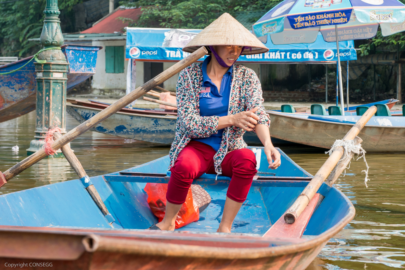 Captain of canoe