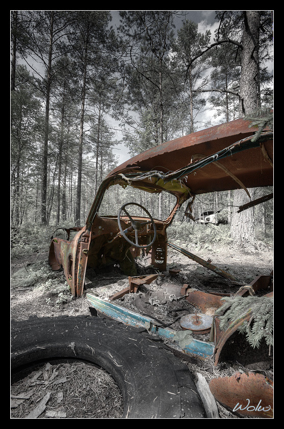 Car Cemetary in Ryd, Sweden