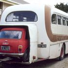 Car port in einem Campingbus