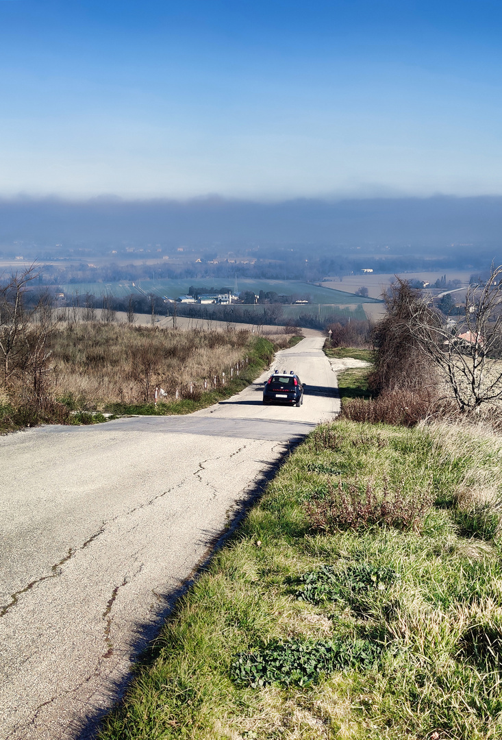 Carabinieri auf der Flucht vor mir....