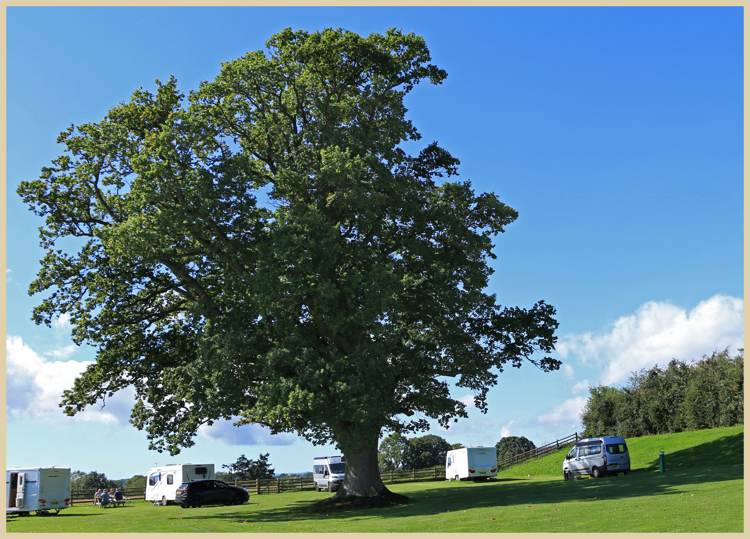 caravan site at bircher