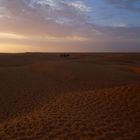 caravane dans le desert tunisien