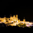 Carcasonne Cite bei Nacht