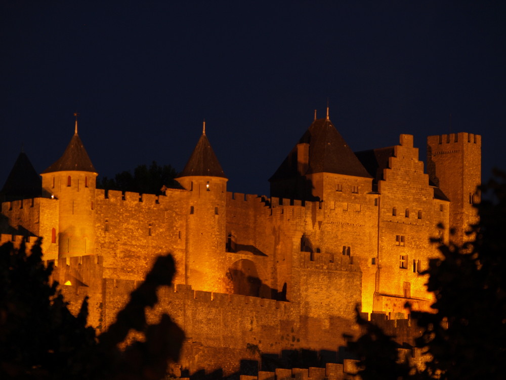 Carcassone by night