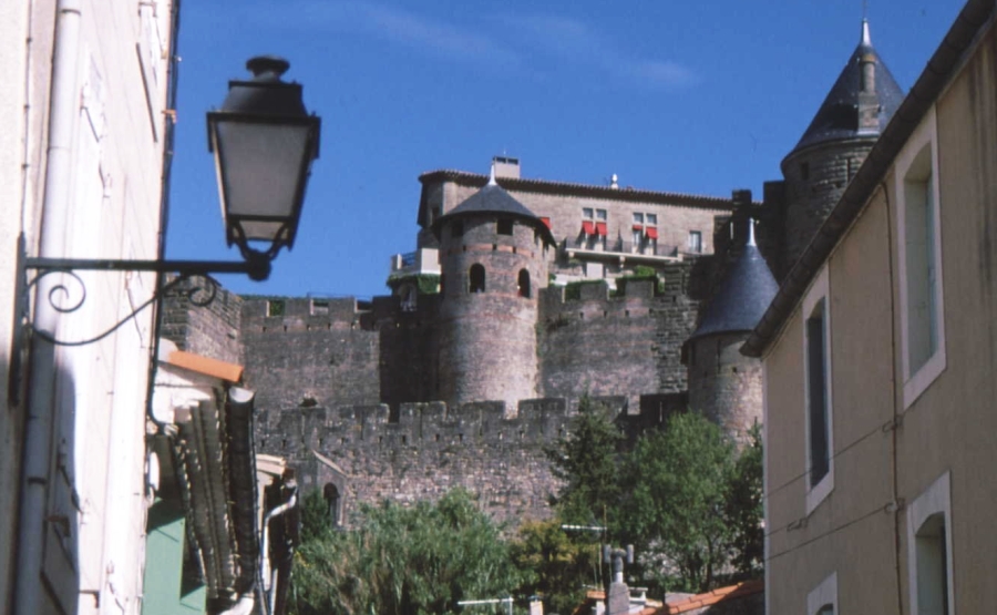 Carcassonne: Blick zur Cité