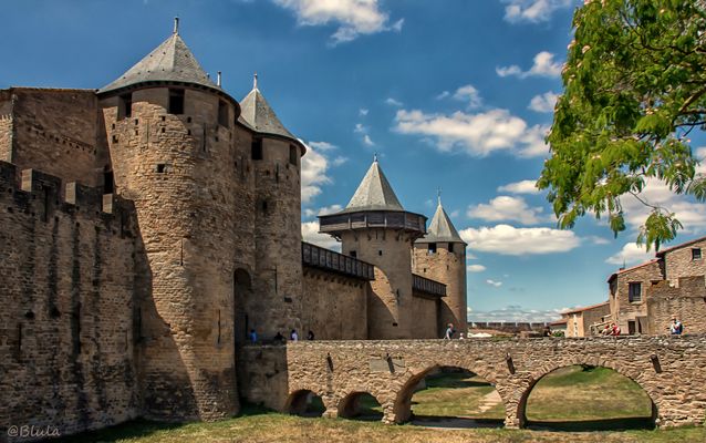 Carcassonne, Burggraben