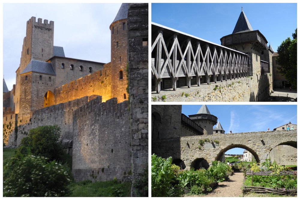 Carcassonne, eine wunderschöne alte Festungsanlage in Südfrankreich