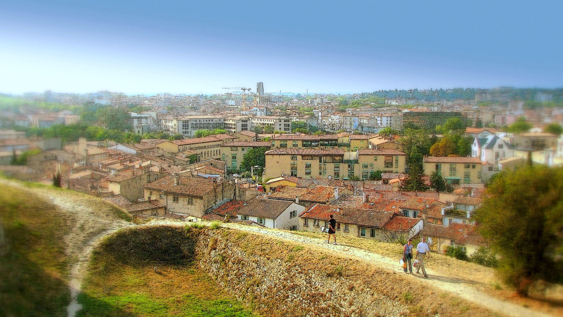 Carcassonne. La Ville.