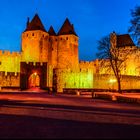 Carcassonne zur "blauen Stunde"