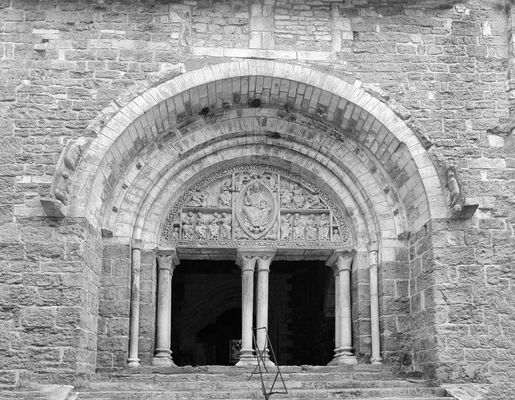 Carennac tympan de l'église St Pierre