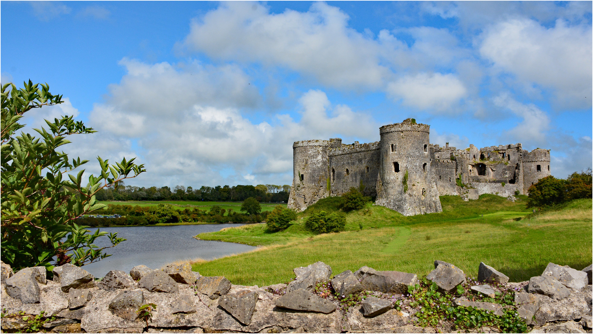 Carew Castle ...