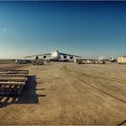 Cargo Airfield in Hungary - AN124 (rectified fisheye)