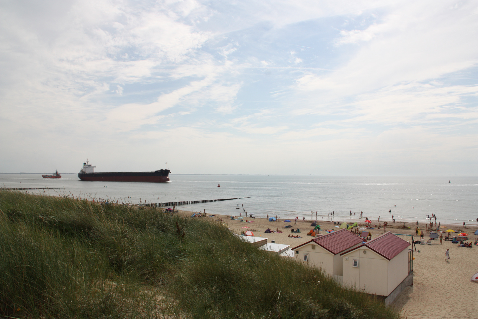 Cargo Ship meets beach