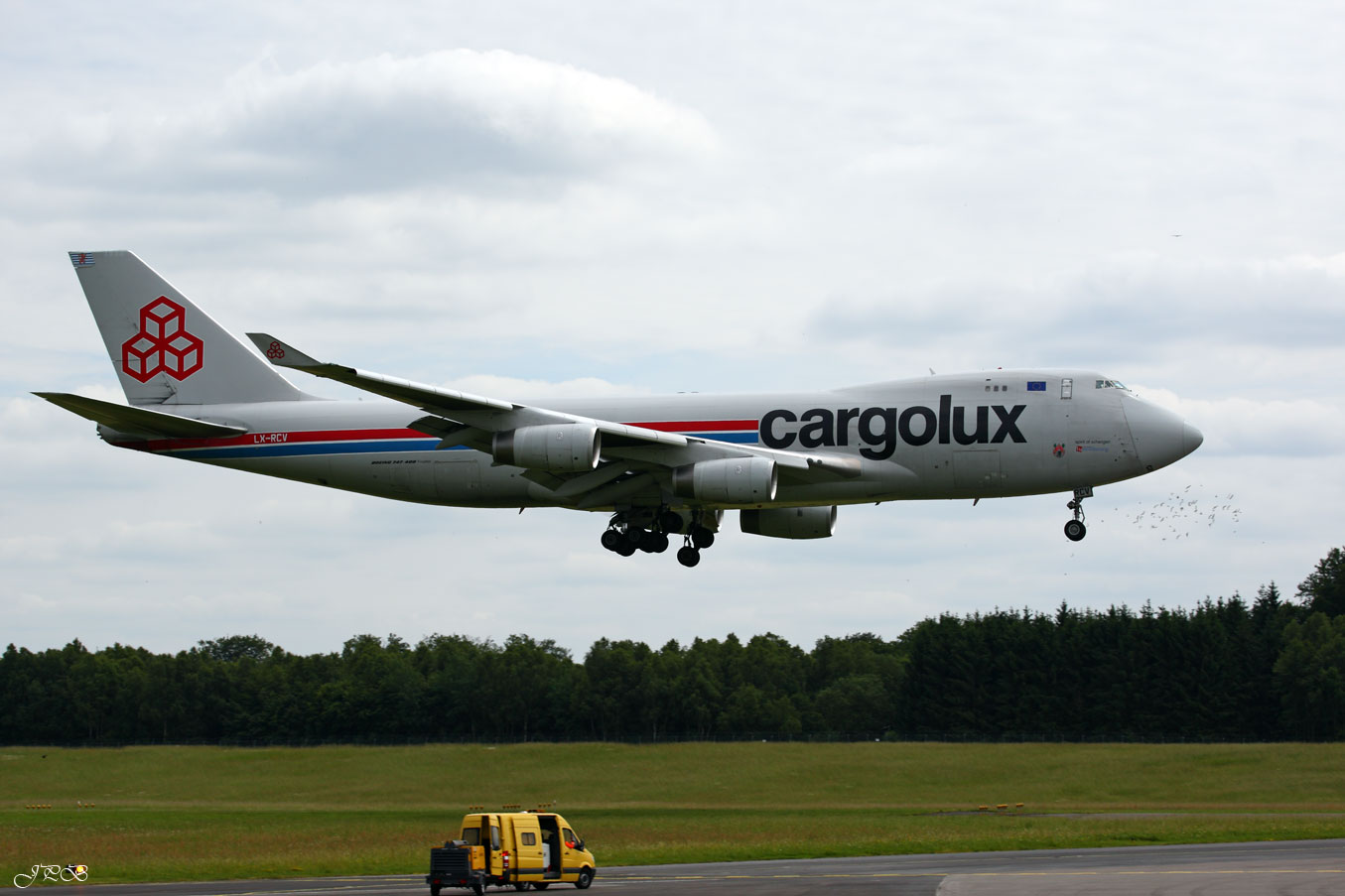 Cargolux Boeing 747-400 F "spirit of schengen"