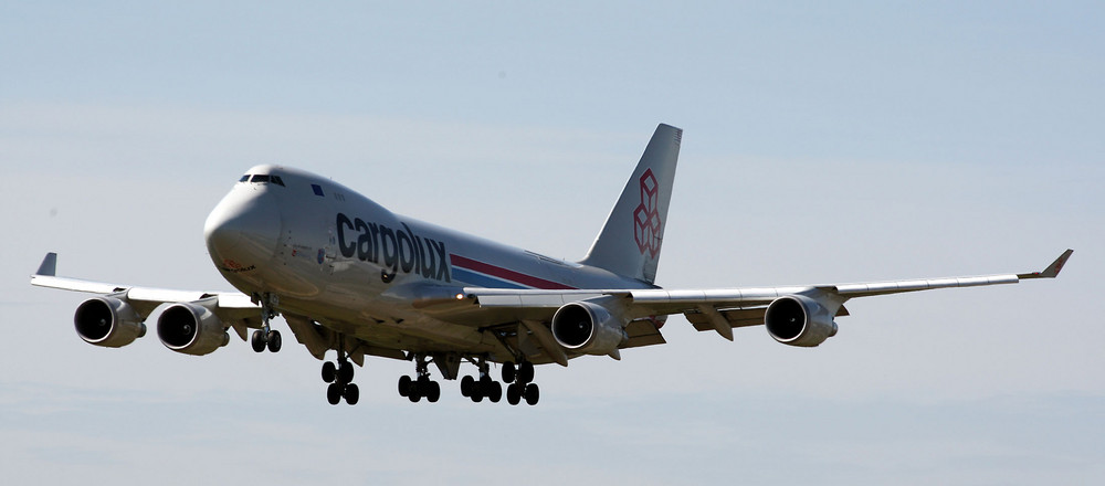 Cargolux im Anflug