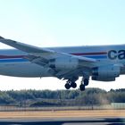 Cargolux Italia B747F landet in Tokio Narita