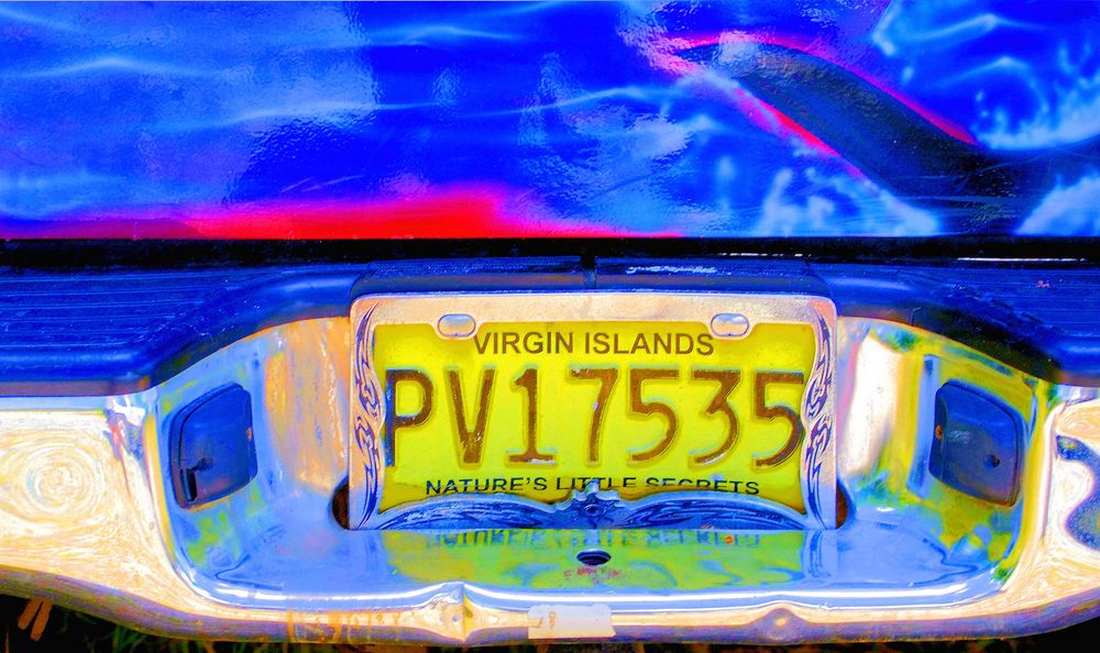 Caribbean Numberplate