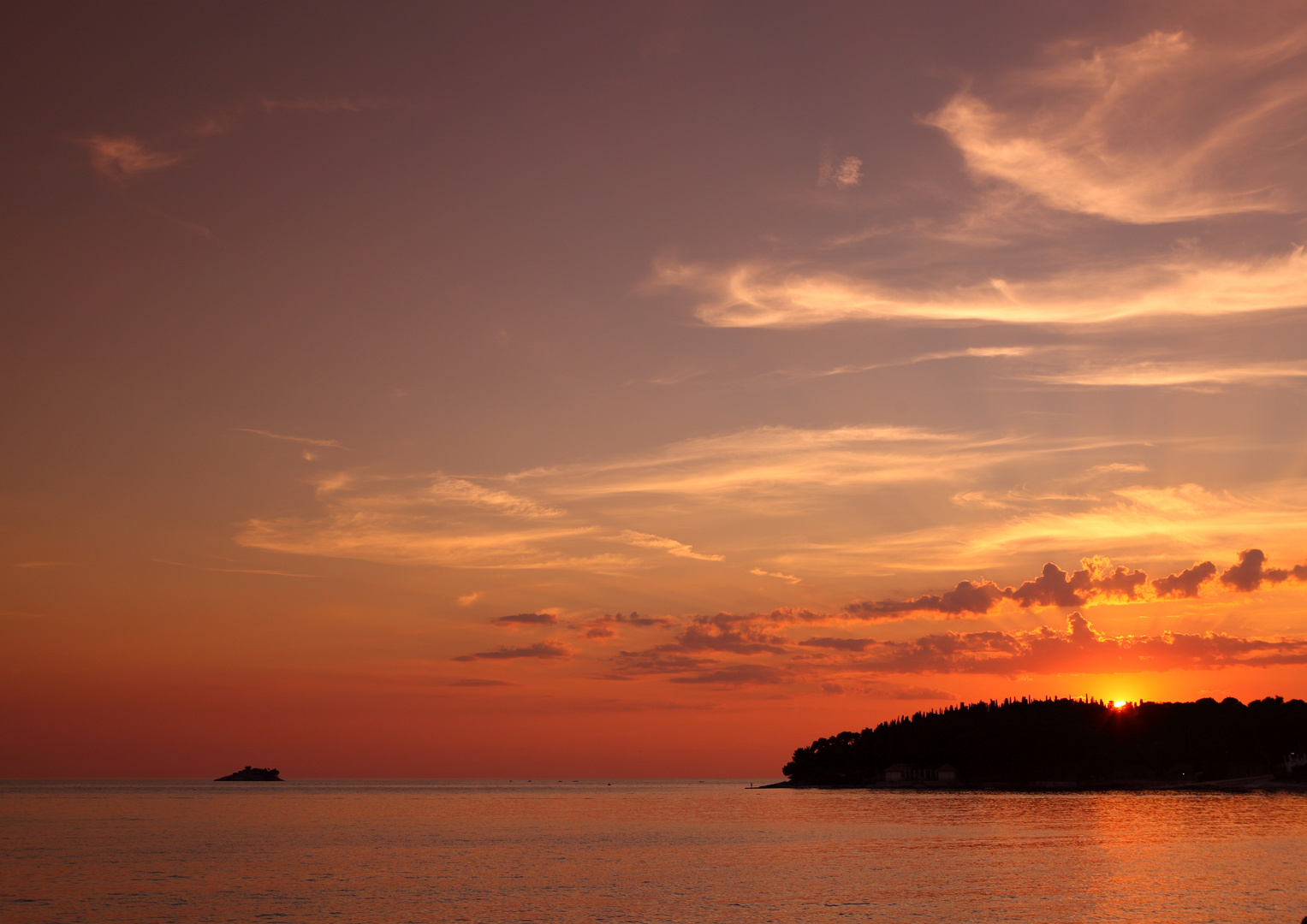 Caribbean sunset in Istria