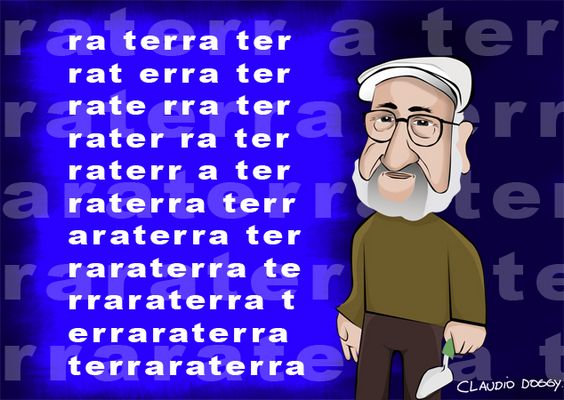 Caricatura Décio Pignatari -Claudio Doggy - Santa Felicidade - Curitiba - pr -photoshop - dibujo