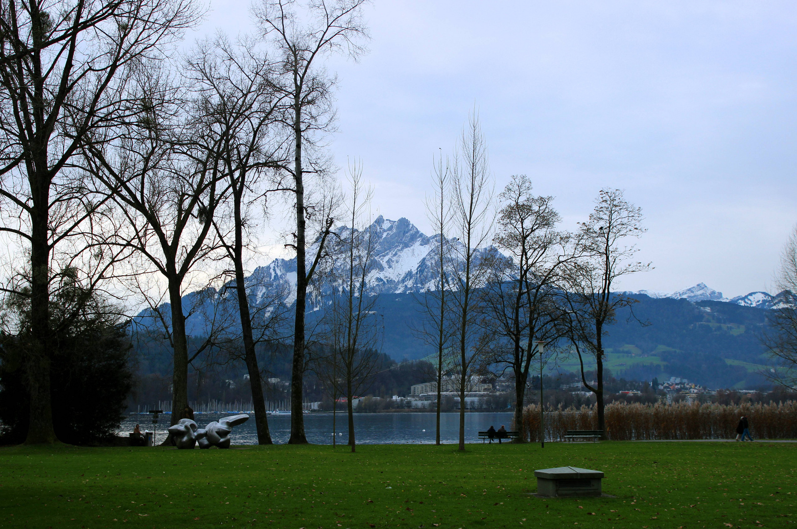 Carl Spitteler-Quai Luzern mit Blick auf ...