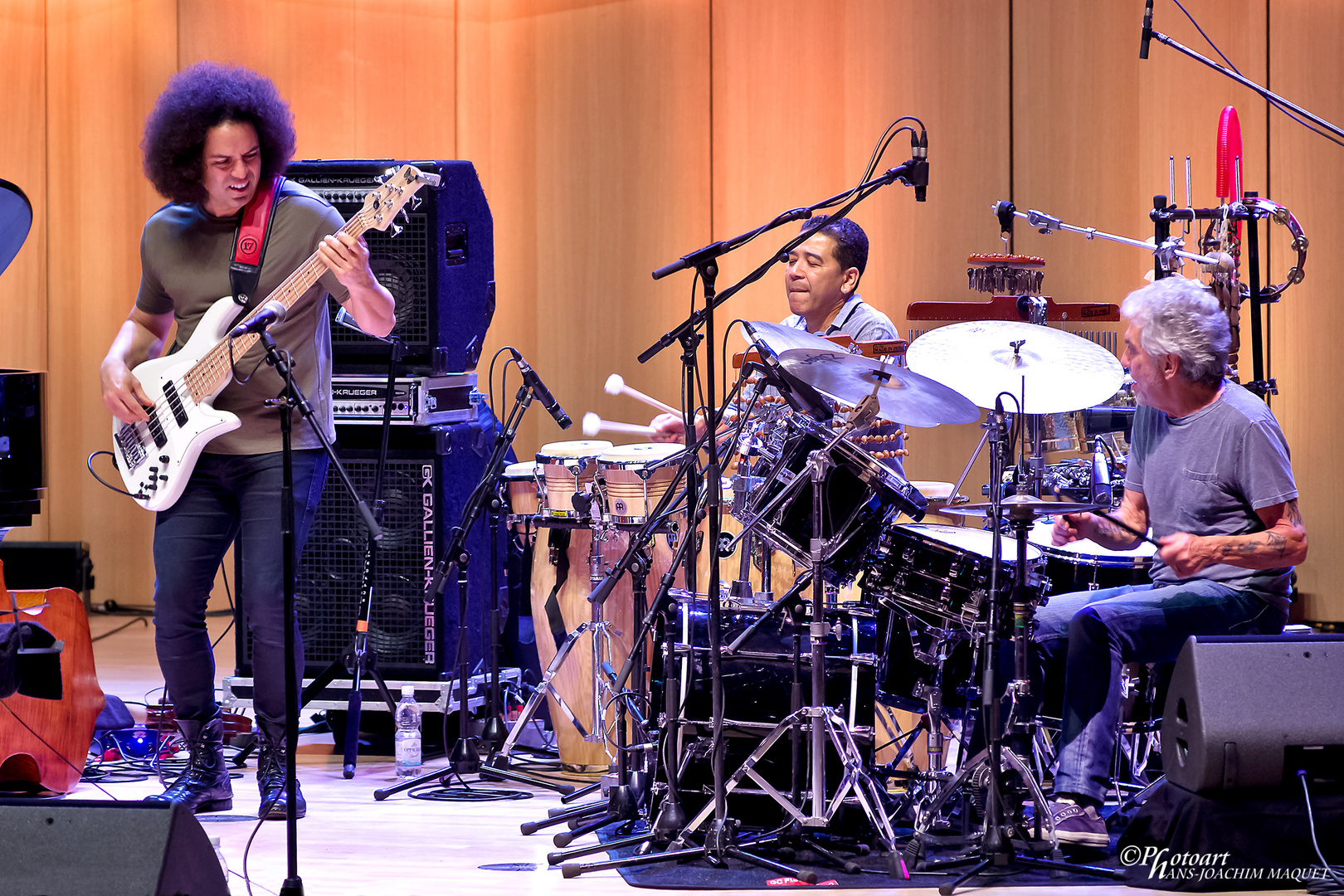 Carlitos Del Puerto,  Luisito Quintero, Steve Gadd 