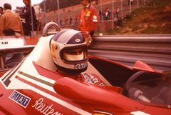 Carlos Reutemann / Argentinien auf Ferrari 312 in Zolder Belgien am 04.Juni 1977