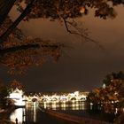 carls bridge at night