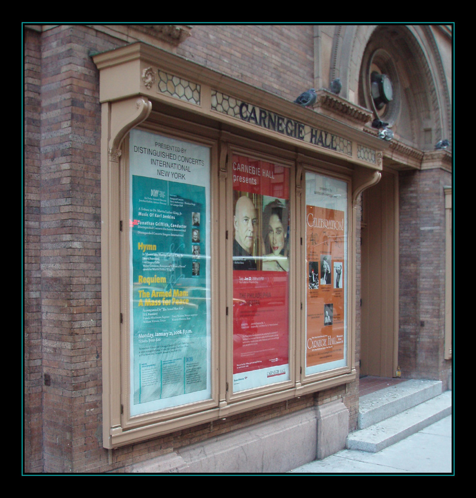 Carnegie Hall Poster