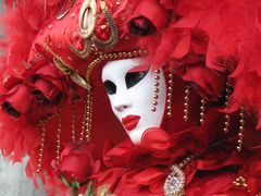 Carnevale di Venezia 2012 in rot