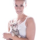 Caro mit Katze