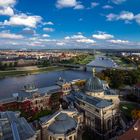 Carolabrücke, Dresden (B170) ... Elbe Richtung Tschechien