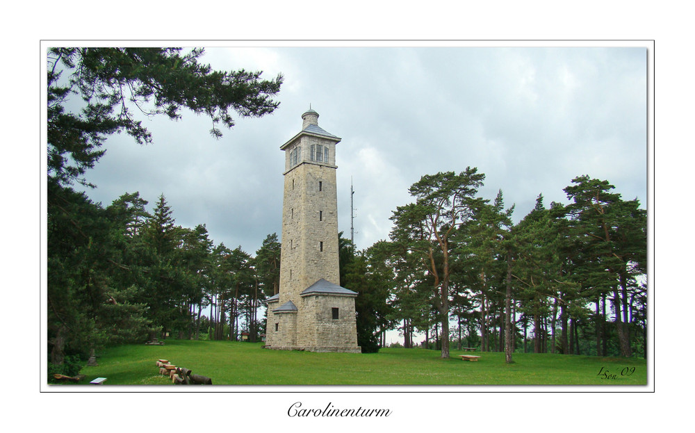 Carolinenturm im Weimarer Land