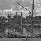 Carolinesiel Innenhafen HDR SW