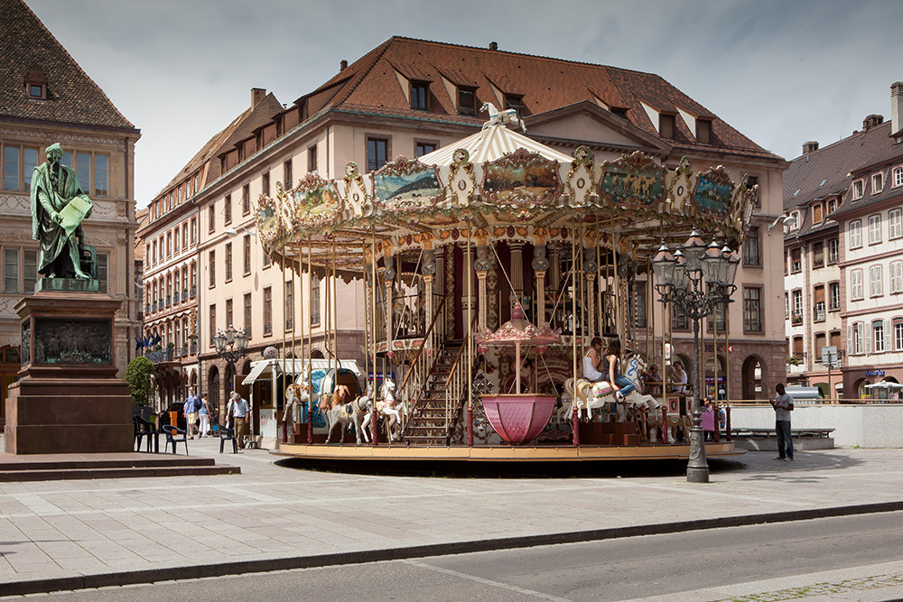 Carousel at Place Gutenberg