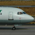 Carpatair Fokker 70 fährt vorbei :)