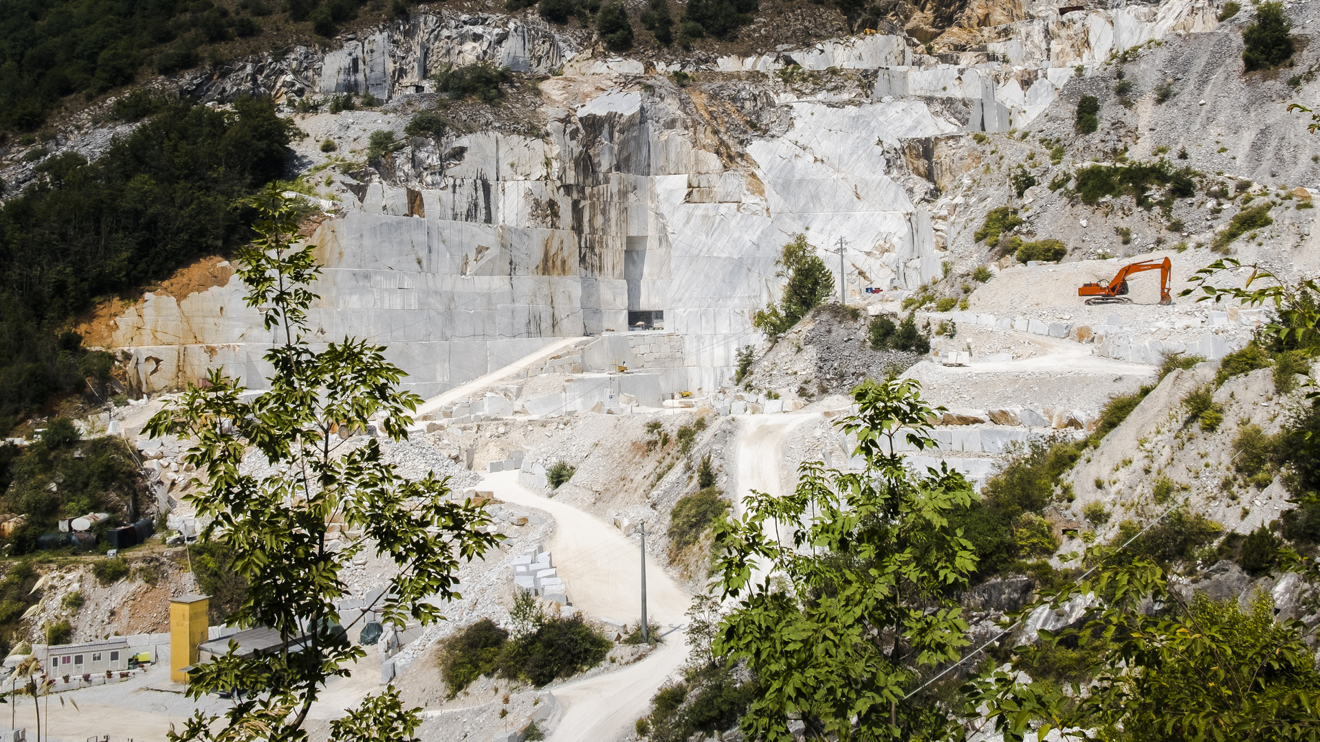 Carrara - Marmorsteinbruch bei Colonnata 4