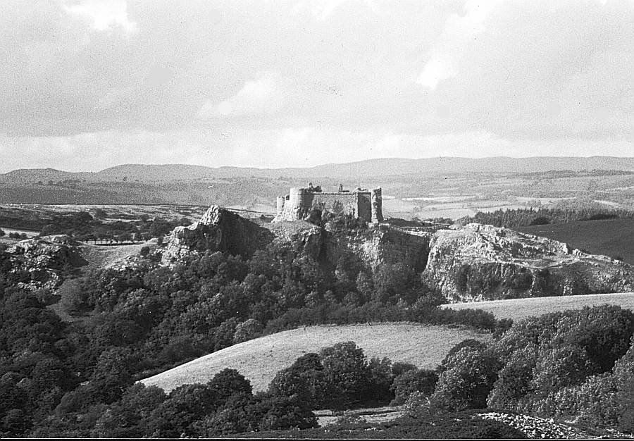 Carreg Cennen Castle in Wales im Beacons National Park