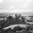 Carreg Cennen Castle in Wales im Beacons National Park