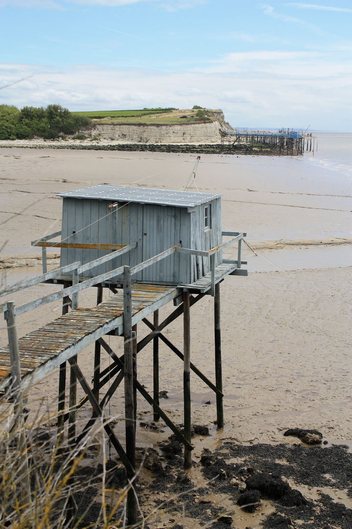 carrelets et falaises