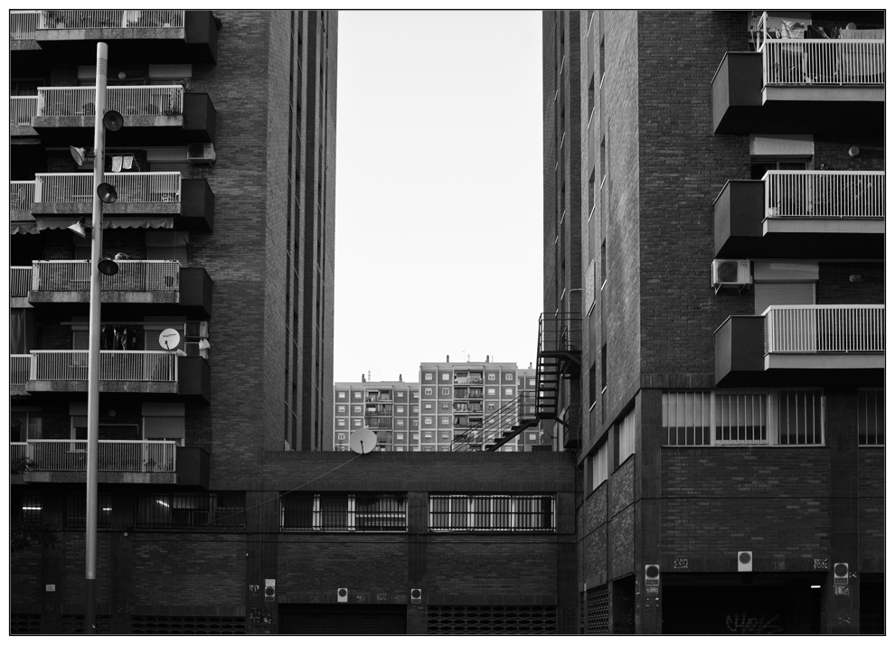 Carrer de Miguel de Unamuno, Barcelona, Dezember 2012