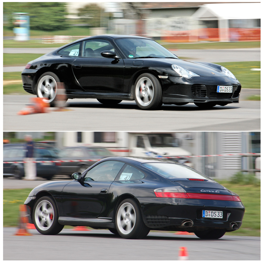 Carrera 4S beim Slalom Neuss 2010_04_25