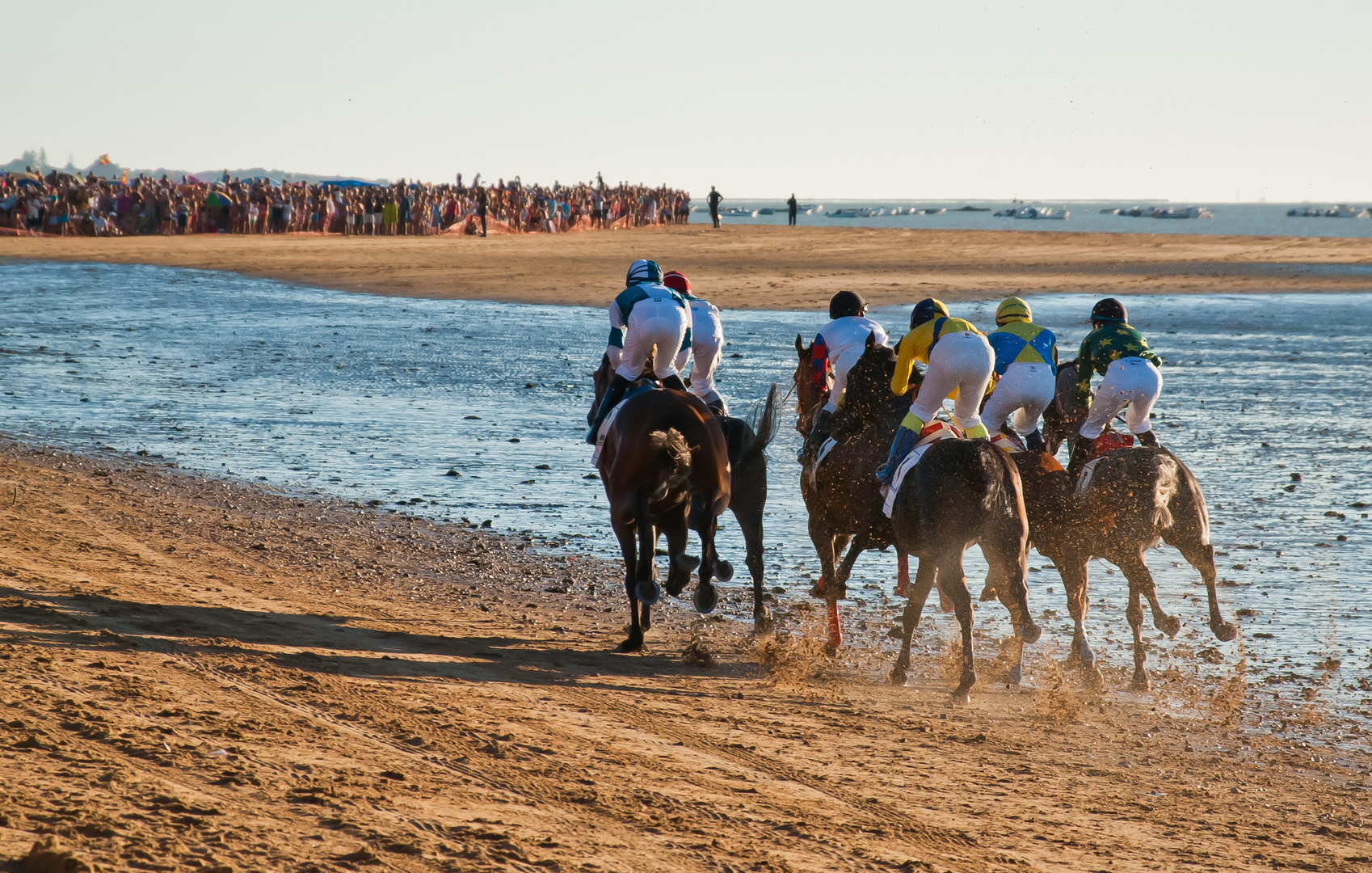 Carrera de caballos de Sanlucar de Barrameda (Cádiz)