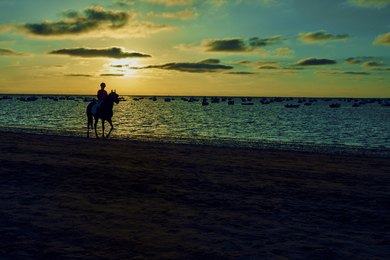 Carreras de caballos en Sanlúcar de Barrameda - España