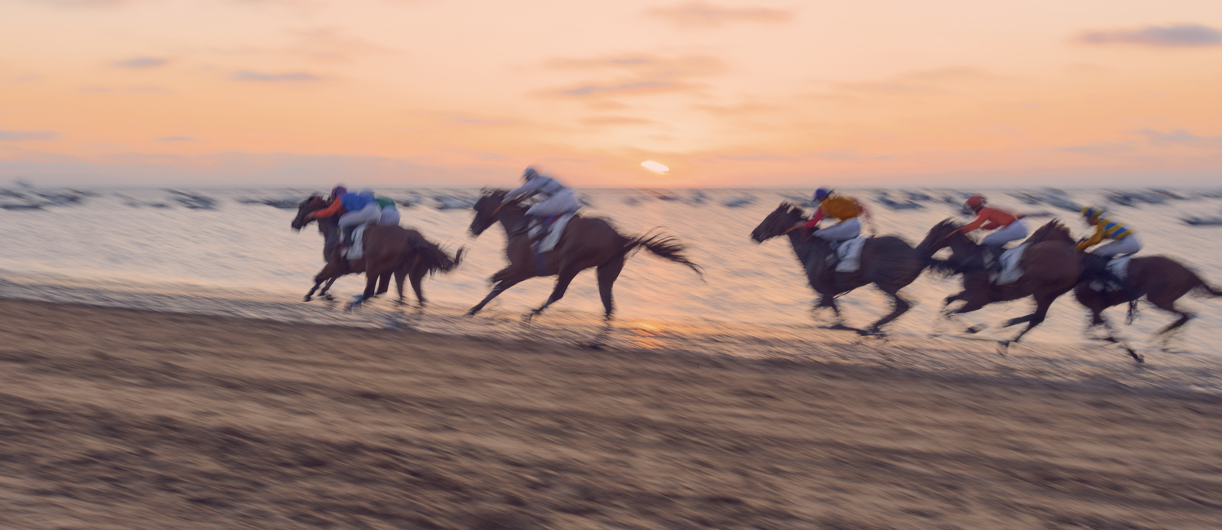 Carreras de caballos en Sanlúcar de Barrameda - España