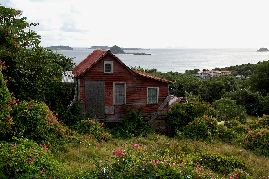 Carriacou, Grenada: Traditionelles Holzhaus 2008