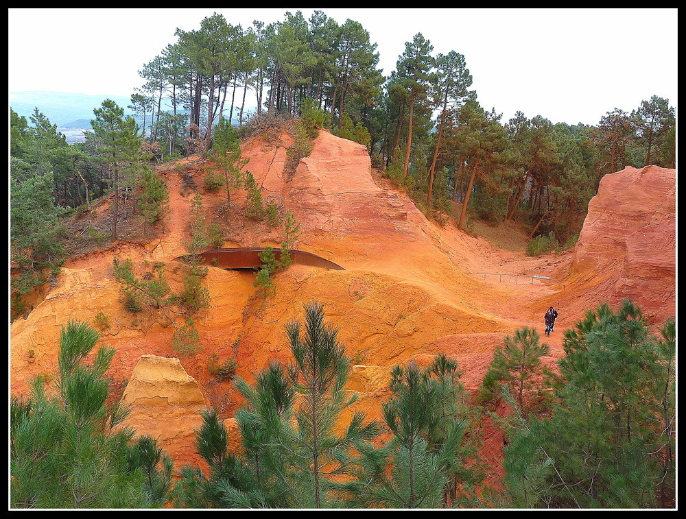 Carrière d'ocre ,