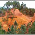 Carrière d'ocre ,