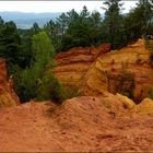 Carrières d'ocre à Roussillon