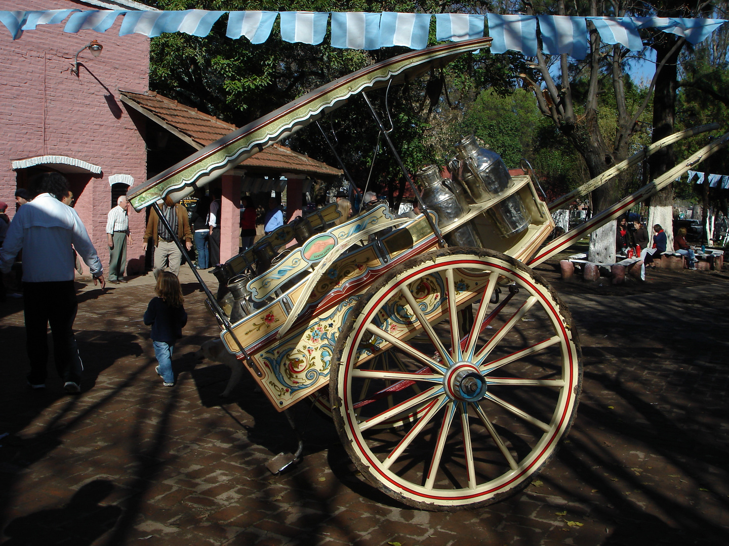 carro de reparto domiciliario de leche,Argentina